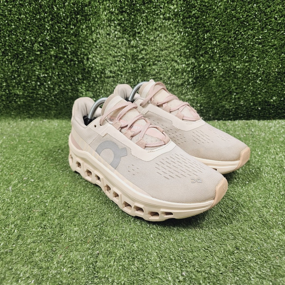 ON Cloud Monster Moon Fawn Athletic Running Comfort Sneakers Womens Size 6.5